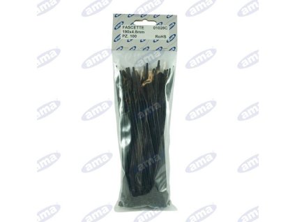 Selbstsichernder Nylon-Kabelbinder aus Kunststoff, 8-14mm 5St.