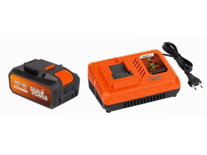 Ladegerät 20V/40V plus Akku 40V LI-ION 2,5Ah