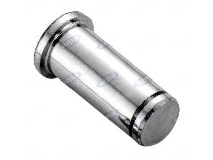Stift Ø 12mm mit Kopf und Rille