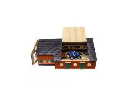 Kinder-Globus-Holzbauernhof mit Stall