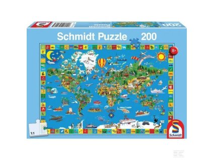 Puzzle mit Bild Deine bunte Erde 200 Teile