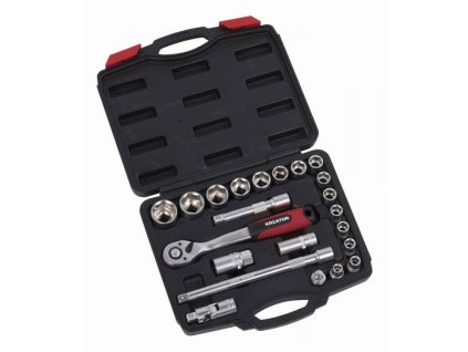 KRT500118 - 22-teiliger 1/2" Nacktsatz im Koffer