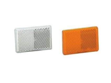 Roter Reflektor 105x48 mm selbstklebend
