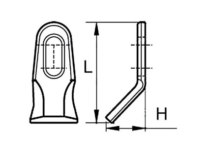 Messer Y 40x99 mm