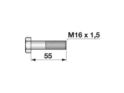 Schraube M16x1,5