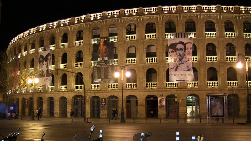 Plaza de toros - aréna pro býčí zápasy ve Valencii