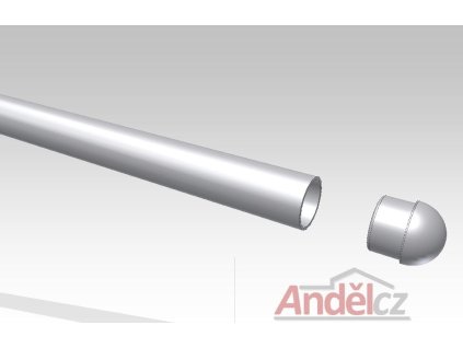 Záslepka na trubku pr. 40mm -koncovka