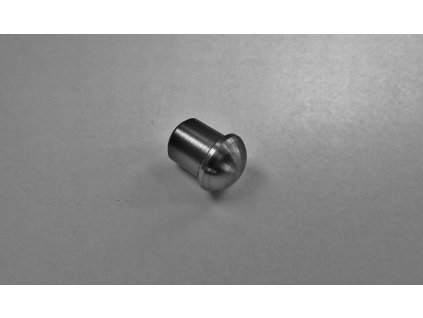 Koncovka prutu pr.12mm půlkulatá- záslepka nerez