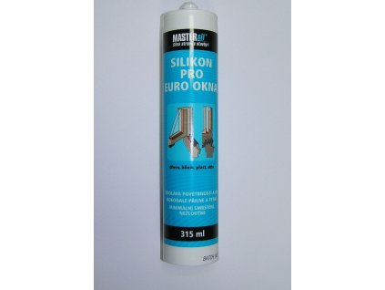 MASTER  Silikonový tmel Euro transparentní  310ml