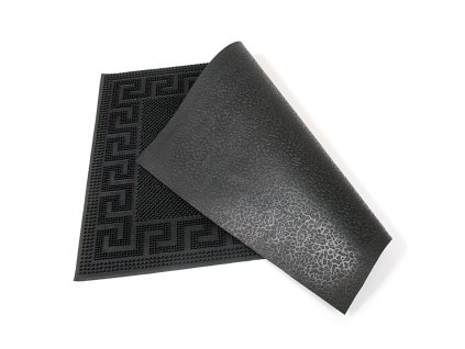 Gumová vstupní kartáčová rohož Pins - Deco - 60 x 40 x 0,8 cm