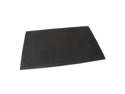 Gumová kokosová vstupní rohož Squares - Lines - 75 x 45 x 2 cm