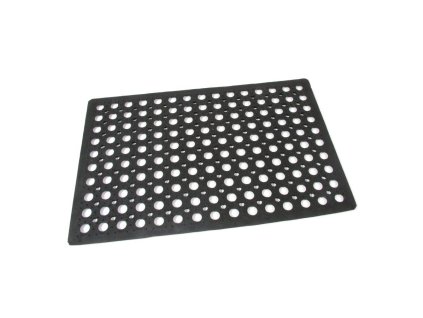 Gumová venkovní vstupní rohož FLOMA Honeycomb Edge - 40 x 60 x 1,5 cm