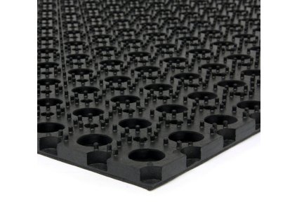 Gumová venkovní vstupní rohož FLOMA Honeycomb - 50 x 100 x 1,6 cm