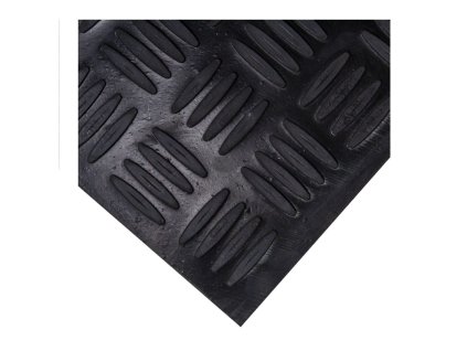 Gumová schodová rohož Criss Cross - 75 x 25 x 0,5 cm