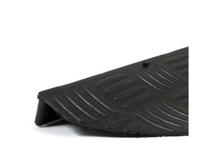 Gumová schodová půlkruhová rohož Criss Cross - 56 x 17 x 0,5 cm