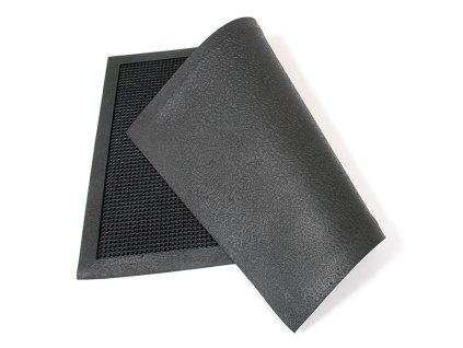 Gumová vstupní kartáčová rohož Rubber Brush - 60 x 40 x 0,6 cm