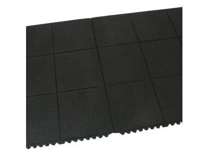 Gumová protiúnavová rohož FLOMA Solid Top Tile - 91,5 x 91,5 x 1,6 cm