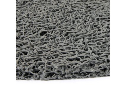 Šedá protiskluzová sprchová oválná rohož Spaghetti - 70 x 39,5 x 1,2 cm