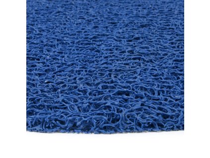 Modrá protiskluzová sprchová kulatá rohož Spaghetti - 54 x 1,2 cm
