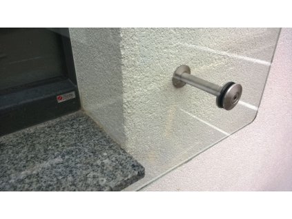 výprodej  - MODEL 06 se SKLEM bodové kotvení- pro francouzská okna  rozměr A 1000mm  1ks