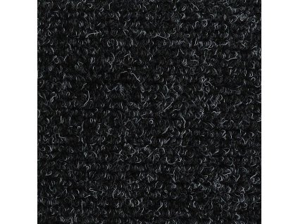Černá textilní zátěžová čistící rohož Catrine - 60 x 80 x 1,35 cm