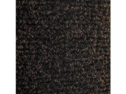 Černo-hnědá textilní zátěžová čistící rohož Catrine - 100 x 150 x 1,35 cm