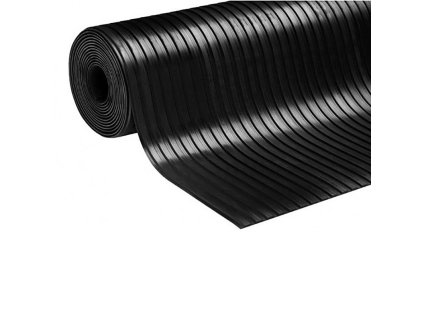 Průmyslová protiskluzová podlahová guma Wide Grooves - 10 m x 125 cm x 0,3 cm