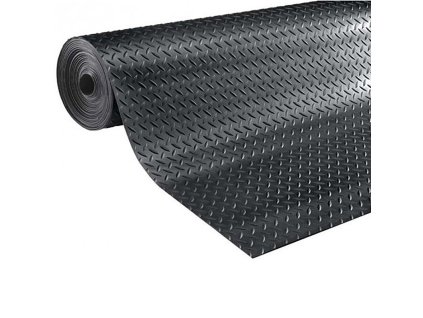 Gumová průmyslová protiskluzová rohož FLOMA Diamonds (diamant) - délka 10 m, šířka 125 cm, výška 0,3 cm