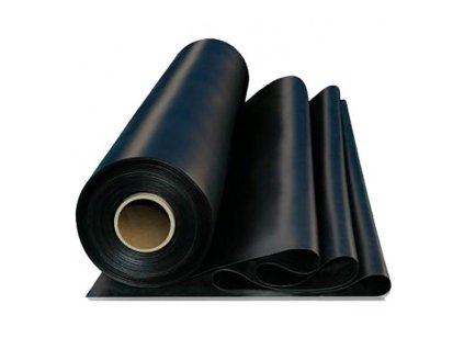 Černá SBR podlahová guma (role) FLOMA - 10 m x 100 cm x 0,1 cm