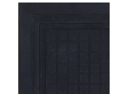 Černá podlahová protiúnavová rohož (střed) - délka 91 cm, šířka 111 cm, výška 1,9 cm