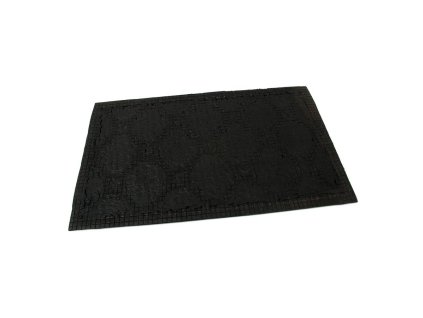 Kokosová čisticí venkovní vstupní rohož FLOMA Squares - Rectangle - délka 45 cm, šířka 75 cm, výška 0,8 cm