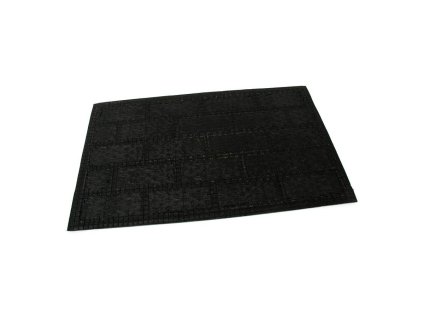 Kokosová čisticí venkovní vstupní rohož FLOMA Rectangle - Bricks - délka 45 cm, šířka 75 cm, výška 0,8 cm