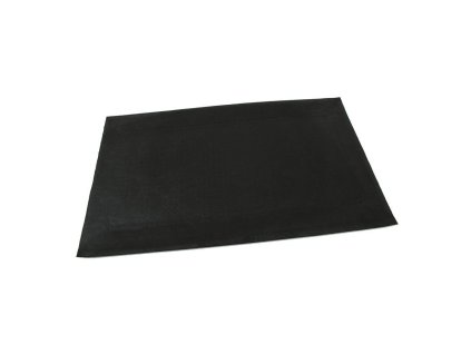 Modrá textilní gumová vstupní rohož FLOMA Deco - Little Squares - délka 45 cm, šířka 75 cm, výška 0,8 cm