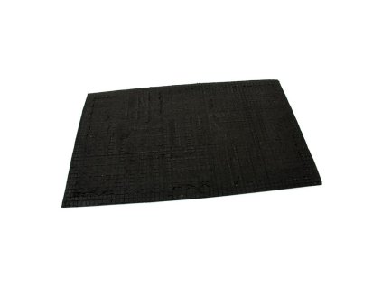 Kokosová čistící venkovní vstupní rohož FLOMA Lines - Squares - délka 45 cm, šířka 75 cm a výška 0,8 cm