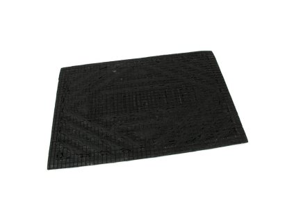 Kokosová čisticí venkovní vstupní rohož FLOMA Welcome - Rectangle - délka 40 cm, šířka 60 cm, výška 0,8 cm