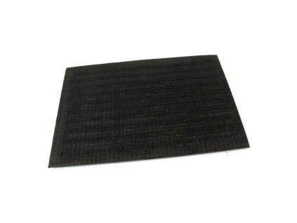 Kokosová čisticí venkovní vstupní rohož FLOMA Stripes - délka 40 cm, šířka 60 cm, výška 2,2 cm