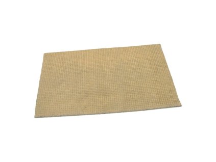 Šedá textilní vstupní rohož FLOMA Welcome - Deco - délka 33 cm, šířka 58 cm, výška 0,3 cm