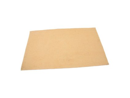 Béžová textilní vstupní rohož FLOMA Welcome - Deco - délka 45 cm, šířka 75 cm, výška 0,3 cm