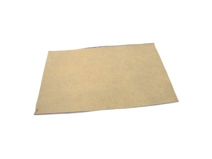 Šedá textilní čistící vnitřní vstupní rohož FLOMA Welcome - Deco - délka 45 cm, šířka 75 cm a výška 0,3 cm