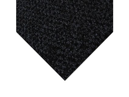 Černá kobercová vnitřní čistící zóna Alanis - 50 x 200 x 0,75 cm