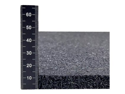 Antivibrační elastická tlumící rohož (deska) z drásaniny FLOMA UniPad F700 - 200 x 100 x 1,25 cm