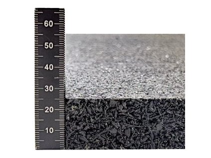 Antivibrační elastická tlumící rohož (deska) ze směsi granulátu a drásaniny FLOMA UniPad FS700 - 200 x 100 x 2,5 cm