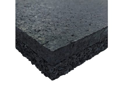 Tlumící dvouvrstvá antivibrační podlahová guma (deska) FLOMA Sandwich - 98 x 98 x 1,8 cm