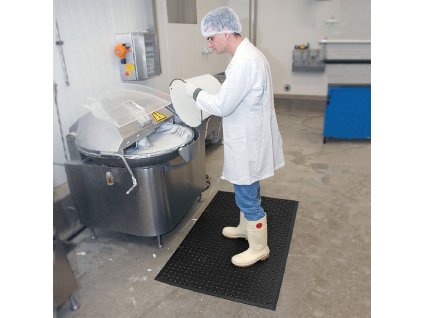 Černá oboustranná protiskluzová rohož Superflow XT, Nitrile - 60 x 90 s 0,85 cm
