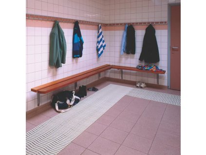 Modrá bazénová rohož Soft-Step - 15 m x 60 cm x 0,9 cm