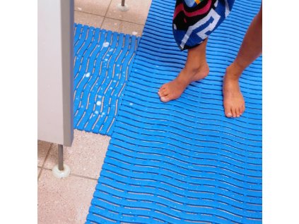 Béžová bazénová rohož Soft-Step - 15 m x 60 cm x 0,9 cm