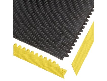 Žlutá náběhová hrana "samice" pro rohož Slabmat Carré - délka 91 cm, šířka 5 cm