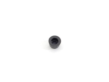 Černý gumový doraz návlečný pro hlavu šroubu FLOMA - průměr 1,5 cm x 0,9 cm