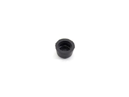 Černý gumový doraz návlečný pro hlavu šroubu FLOMA - průměr 1,9 cm x 1 cm