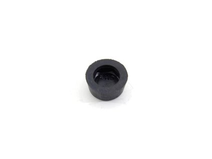 Černý gumový doraz návlečný pro hlavu šroubu FLOMA - průměr 2,5 cm x 1,2 cm